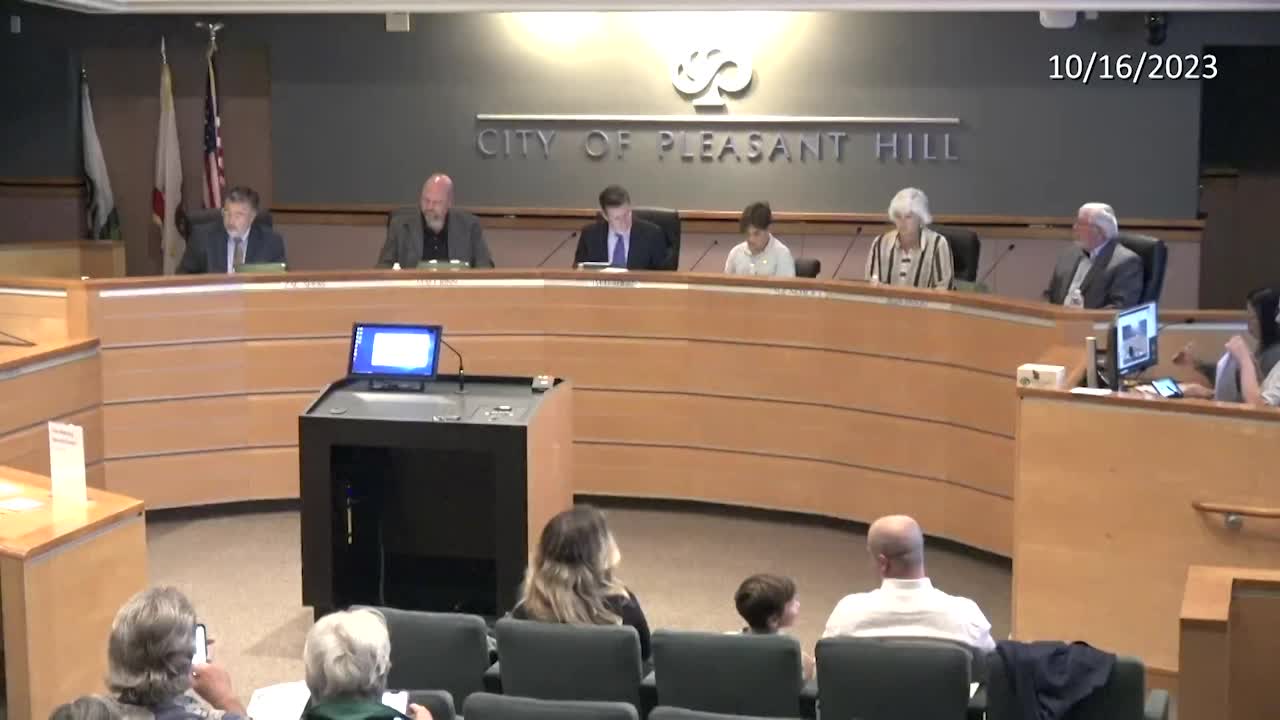 Thumbnail image for Pleasant Hill City Council Meeting