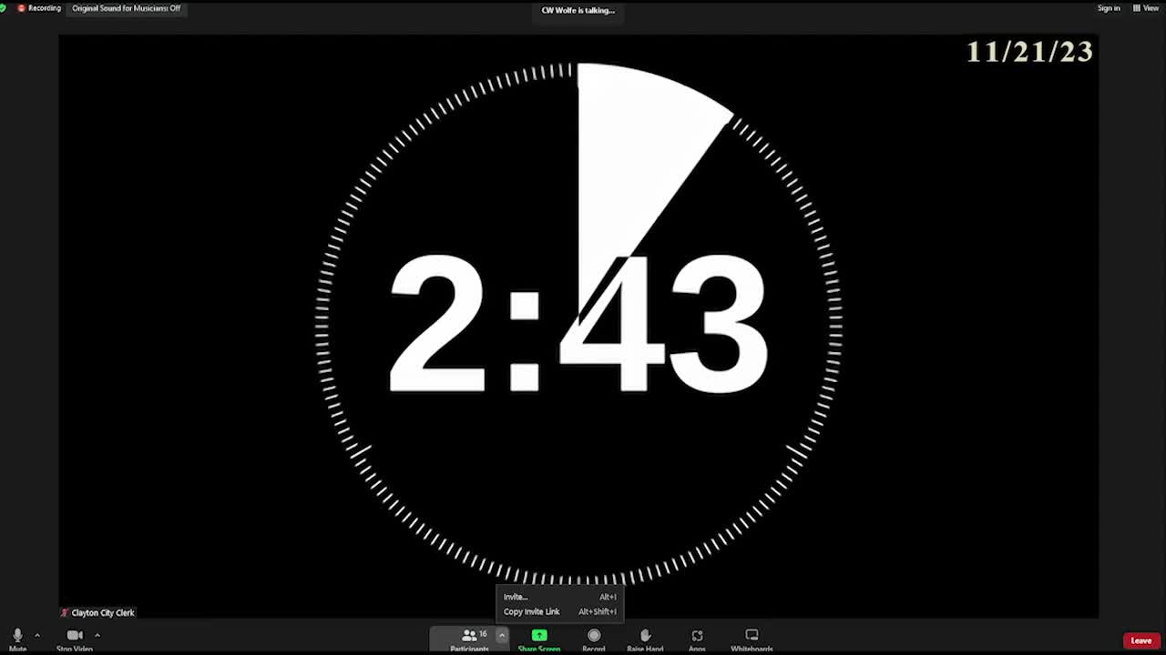 Thumbnail image for Clayton City Council Meeting