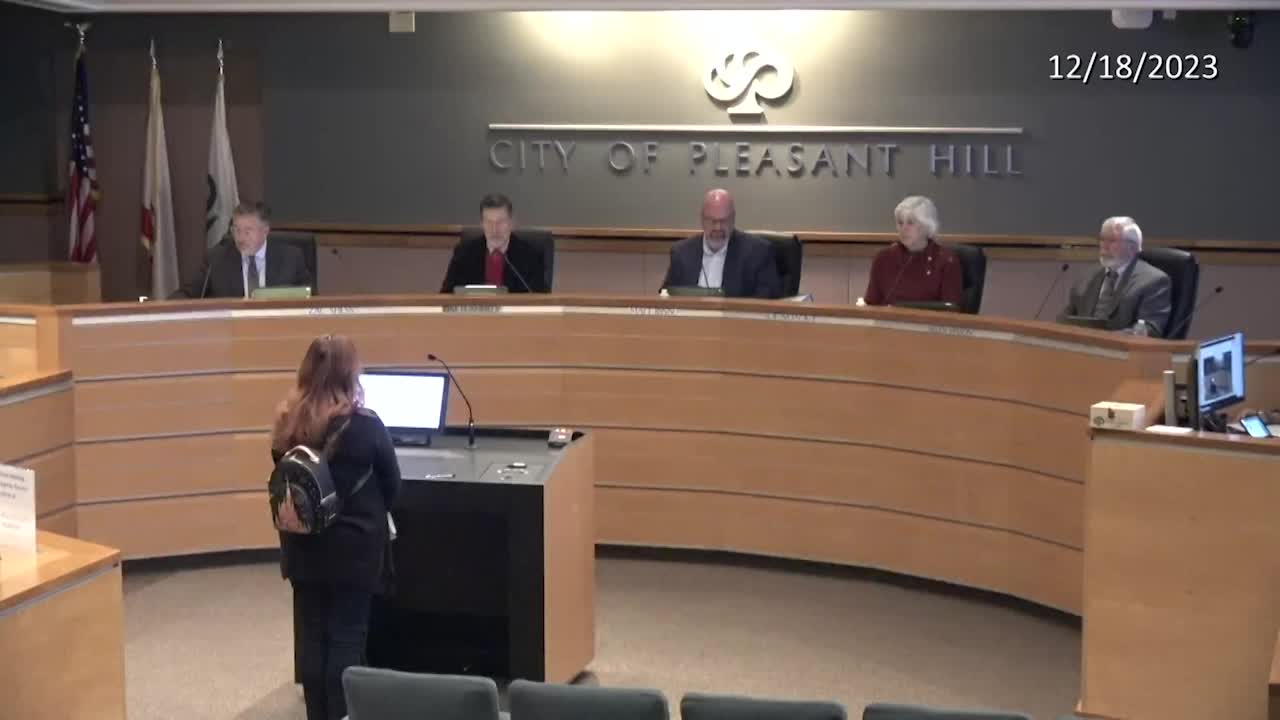 Thumbnail image for Pleasant Hill City Council Meeting