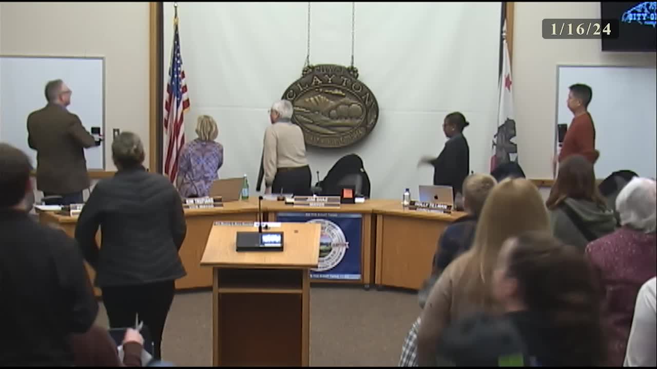 Thumbnail image for Clayton City Council Meeting