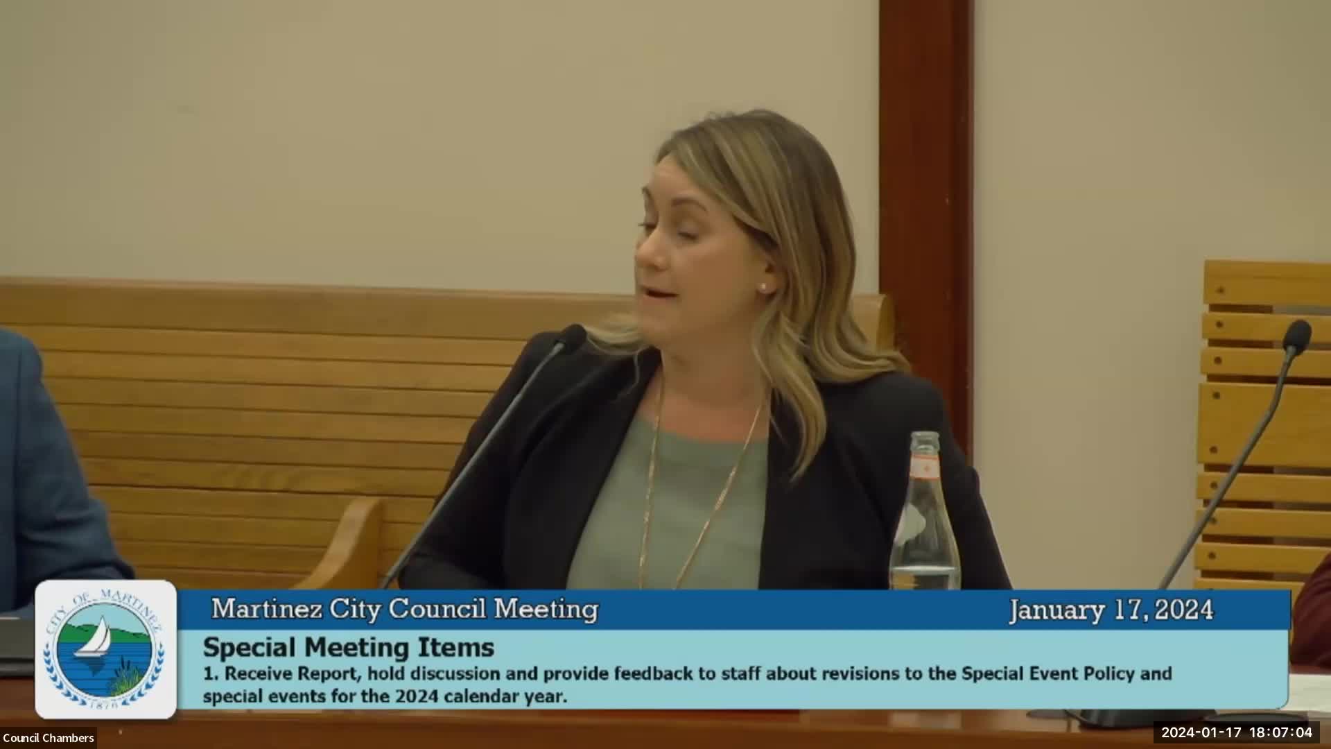 Thumbnail image for Martinez City Council Meeting