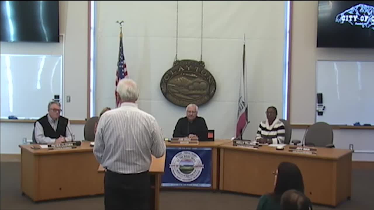 Thumbnail image for Clayton City Council Meeting