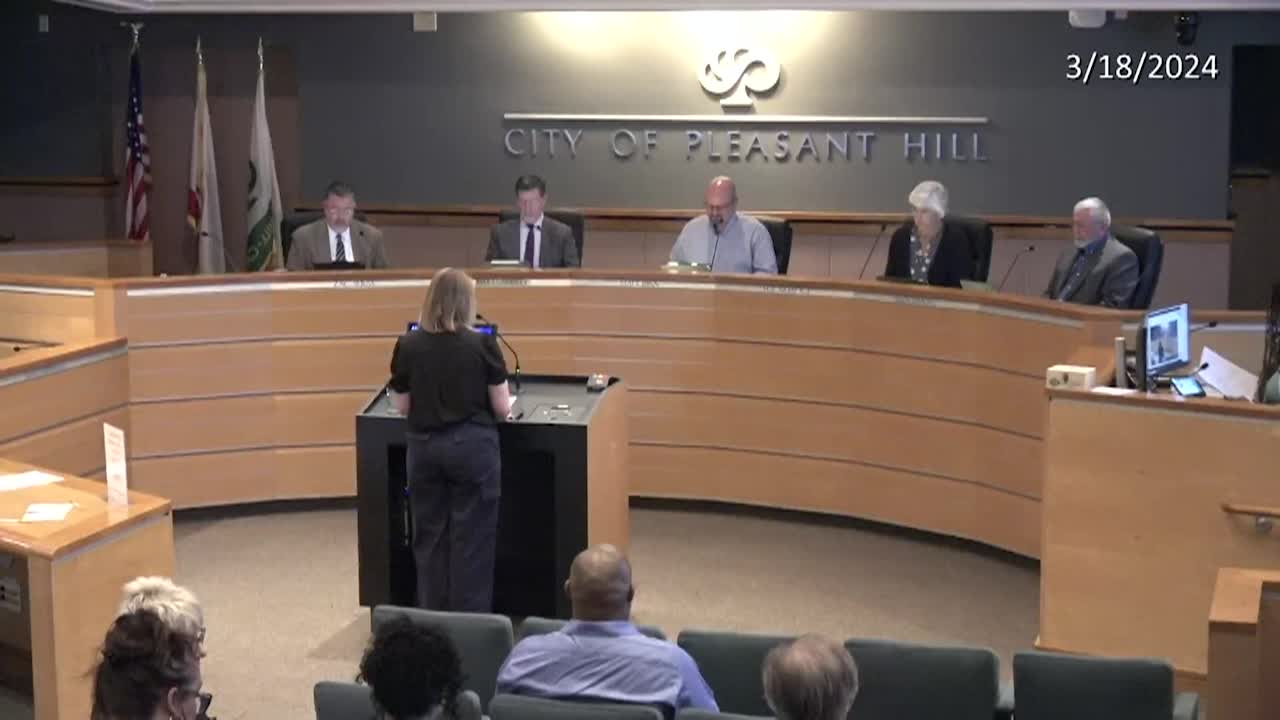 Thumbnail image for Pleasant Hill City Council Meeting