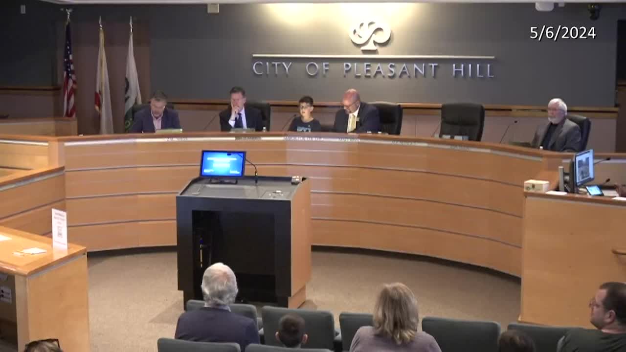 Thumbnail image for Pleasant Hill City Council Meeting