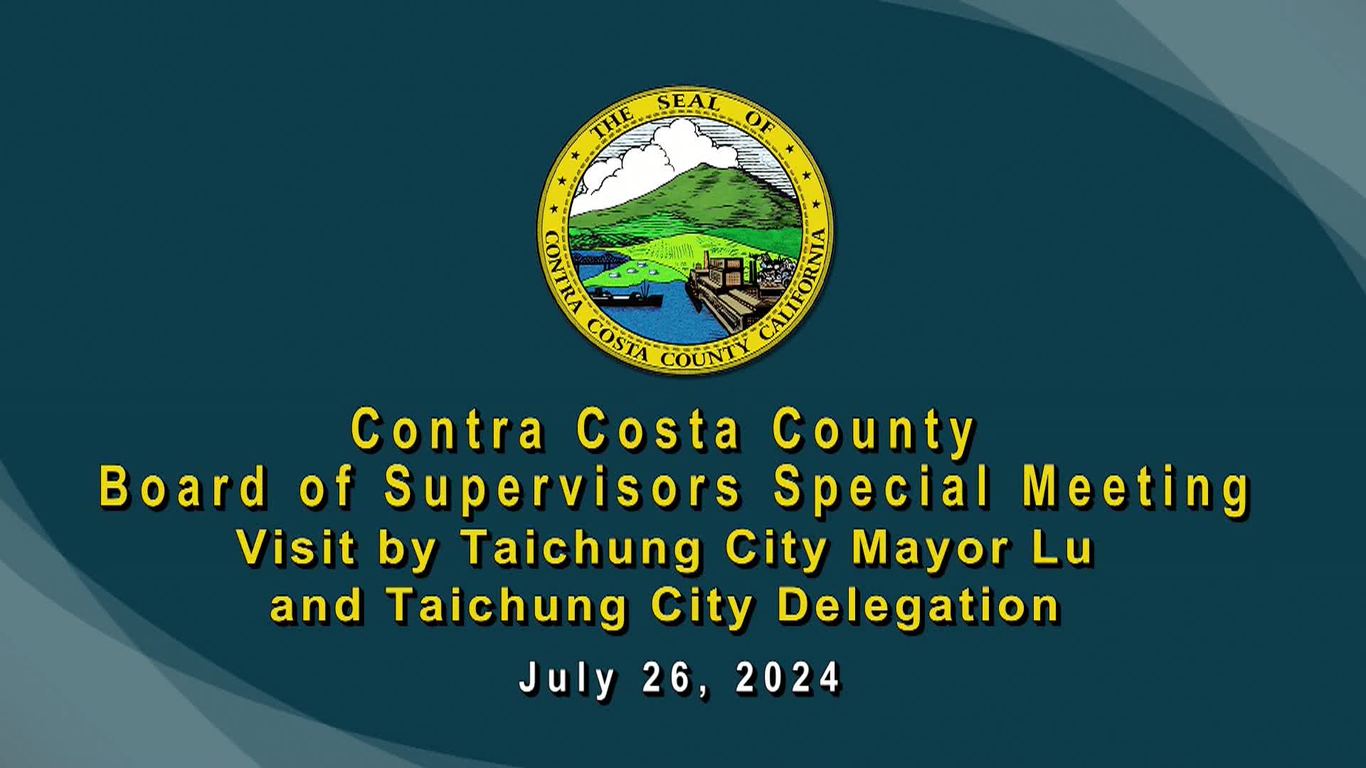 Thumbnail image for Board of Supervisors Special Meeting