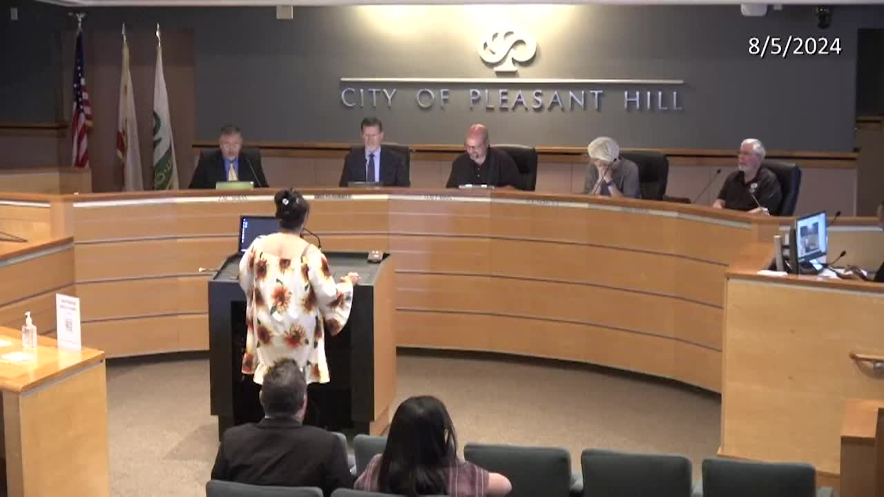 Thumbnail image for Pleasant Hill City Council Meeting