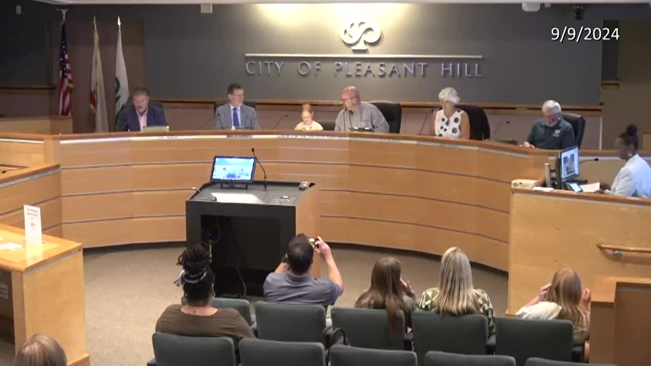 Thumbnail image for Pleasant Hill City Council Meeting