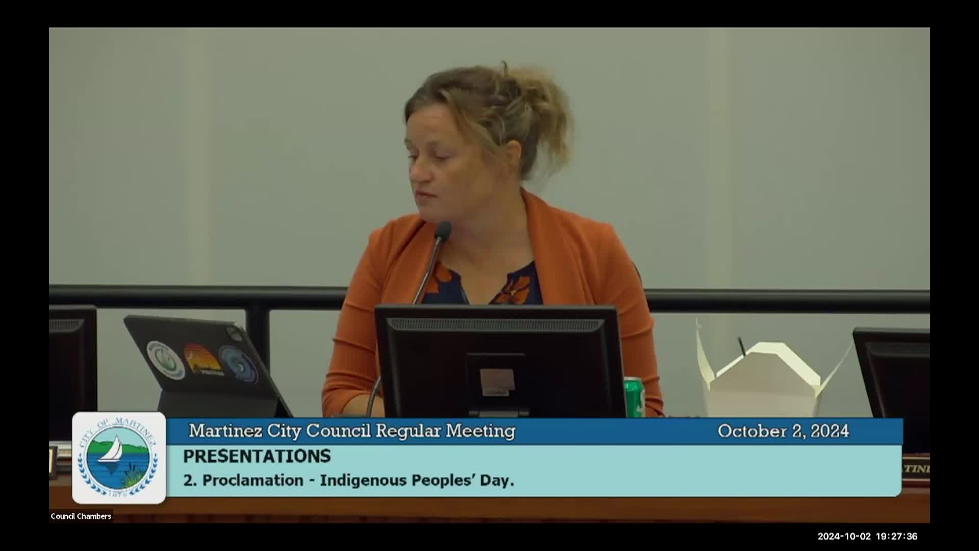 Thumbnail image for Martinez City Council Meeting