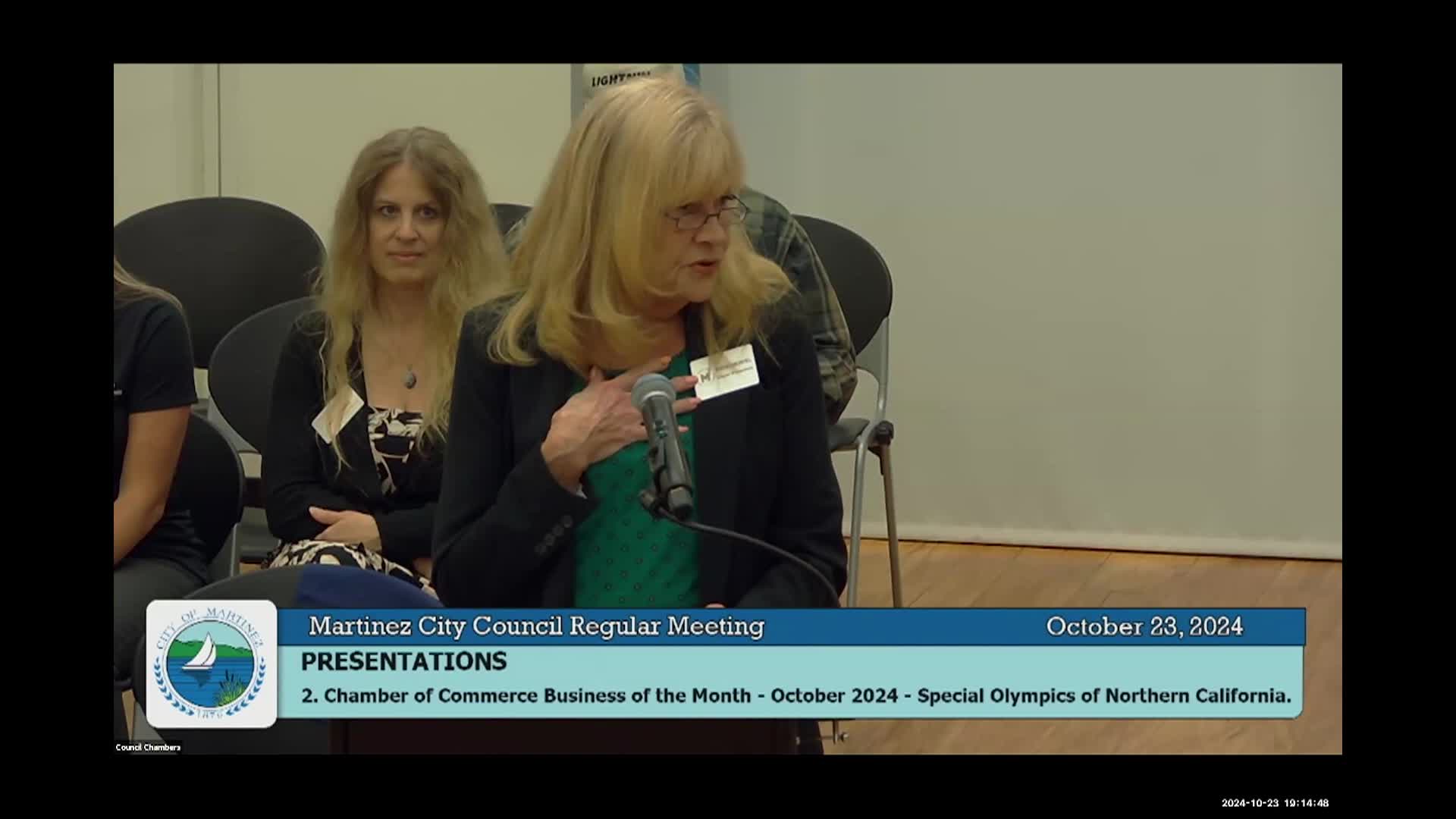 Martinez City Council Meeting