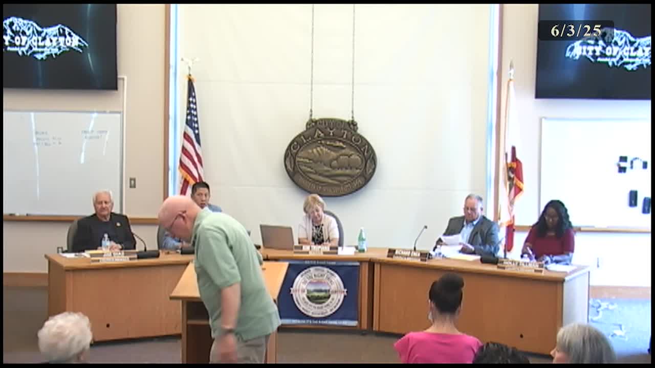 Thumbnail image for Clayton City Council Meeting