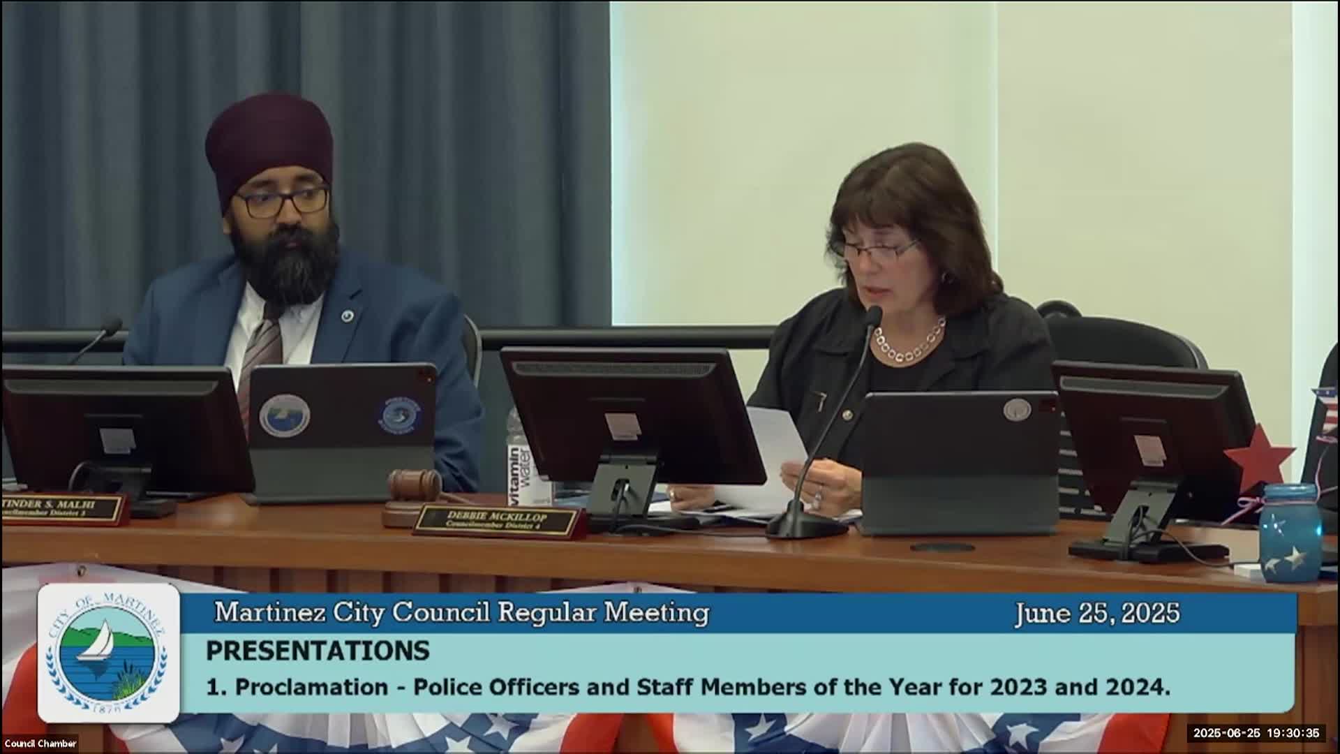 Thumbnail image for Martinez City Council Meeting