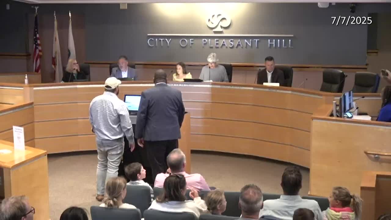 Thumbnail image for Pleasant Hill City Council Meeting