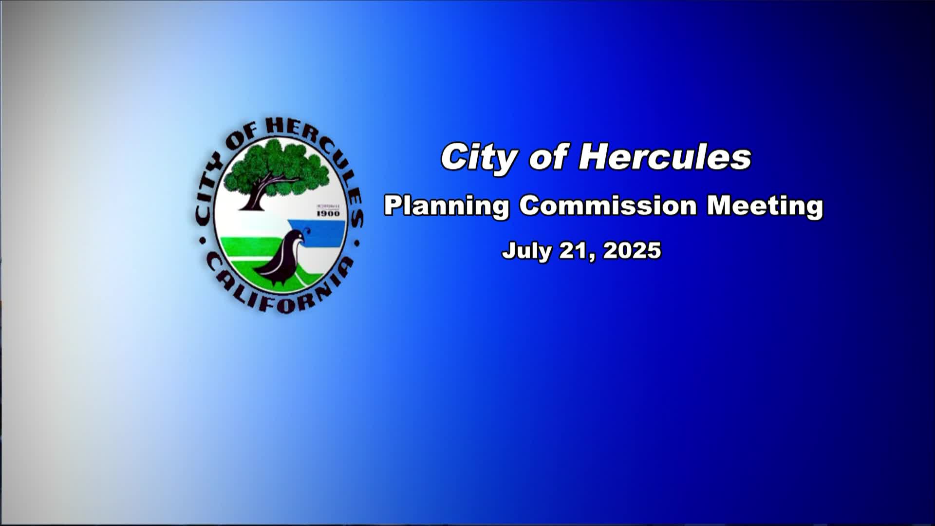 Thumbnail image for Hercules Planning Commission