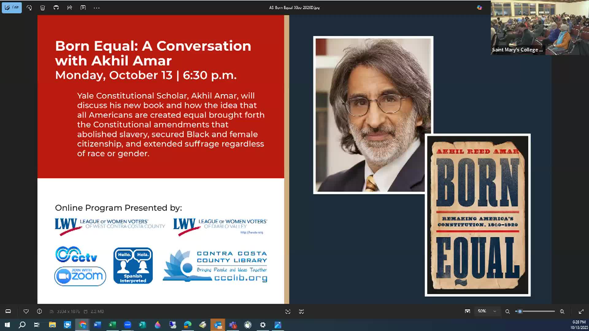 Thumbnail image for Born Equal: A Conversation with Professor Akhil Amar