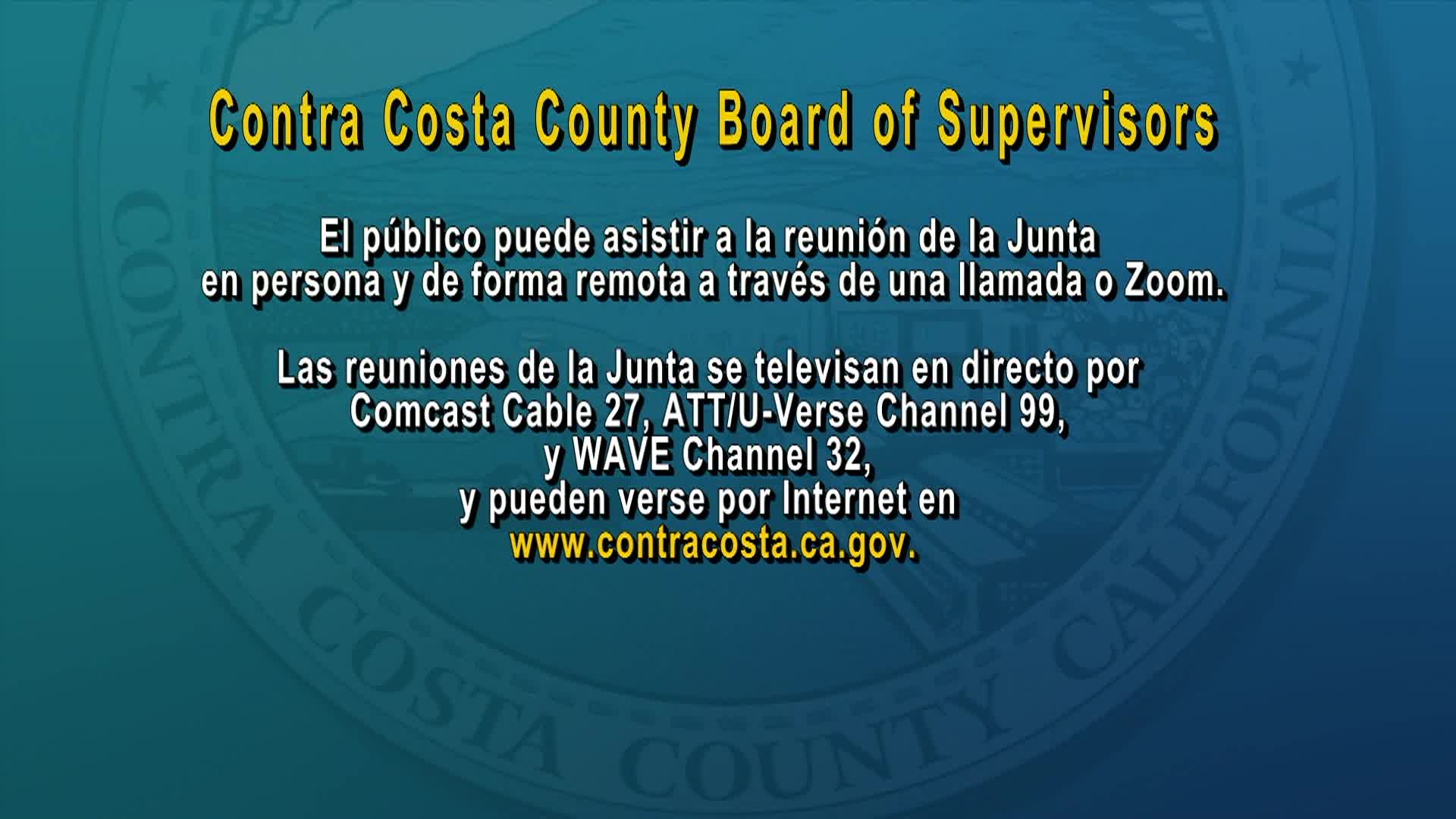 Thumbnail image for Contra Costa County Board of Supervisors Meeting Oct 21 2025
