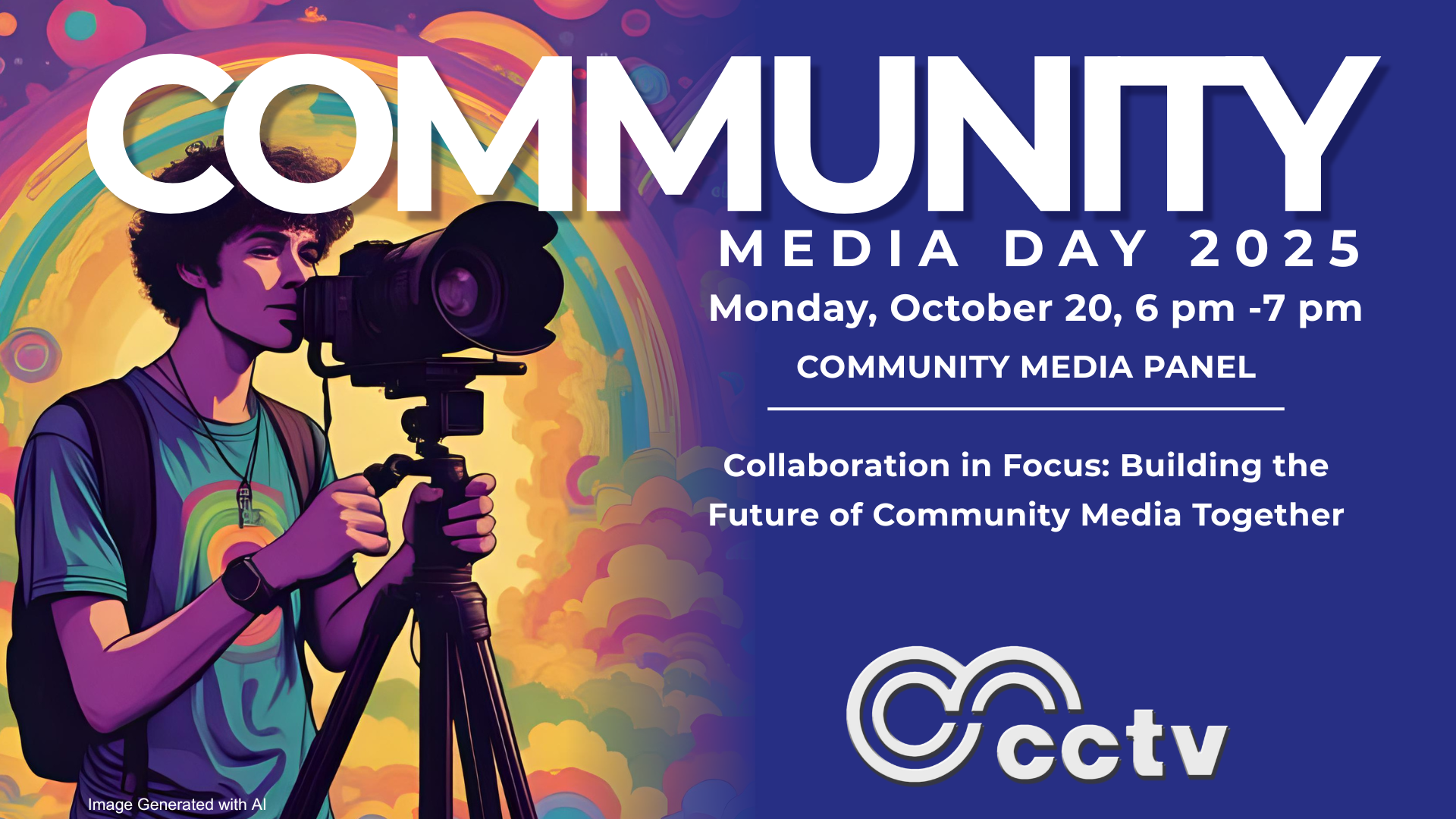 Thumbnail image for Community Media Day Panel 2025