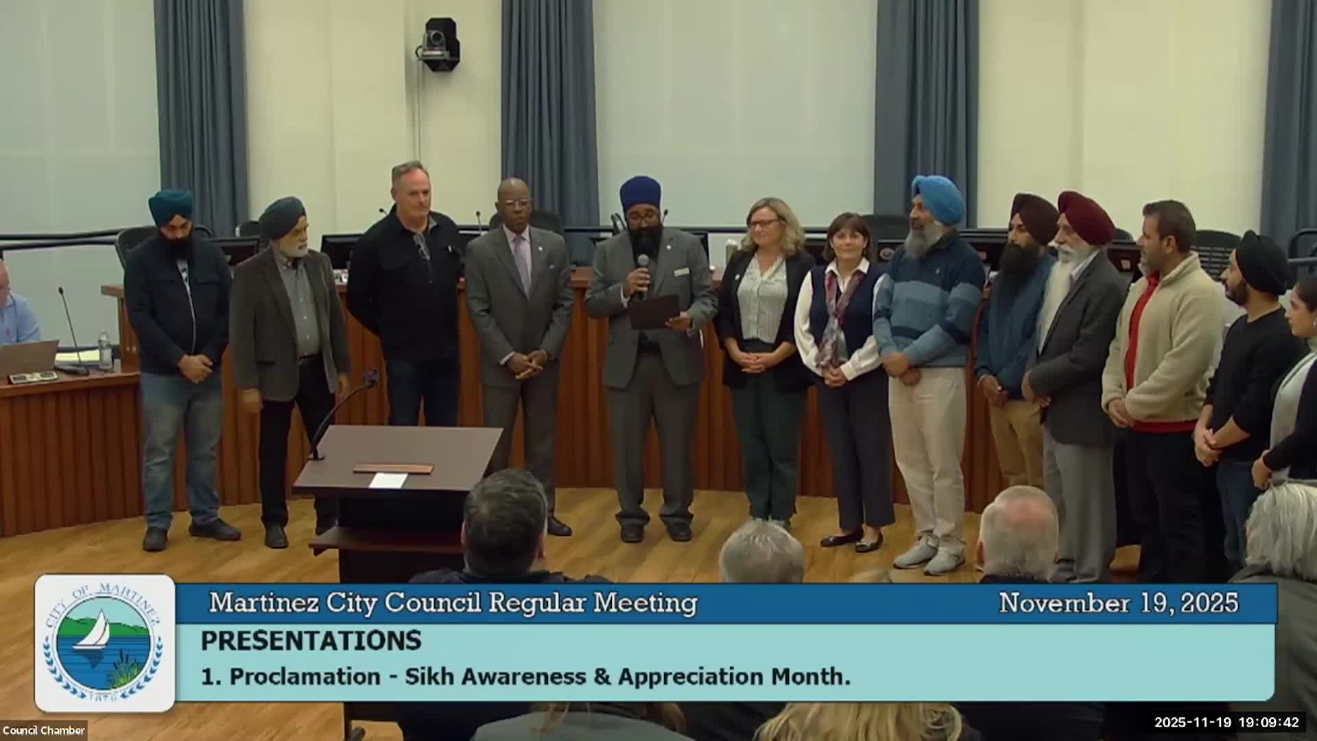 Thumbnail image for Martinez City Council Meeting Nov 19 2025