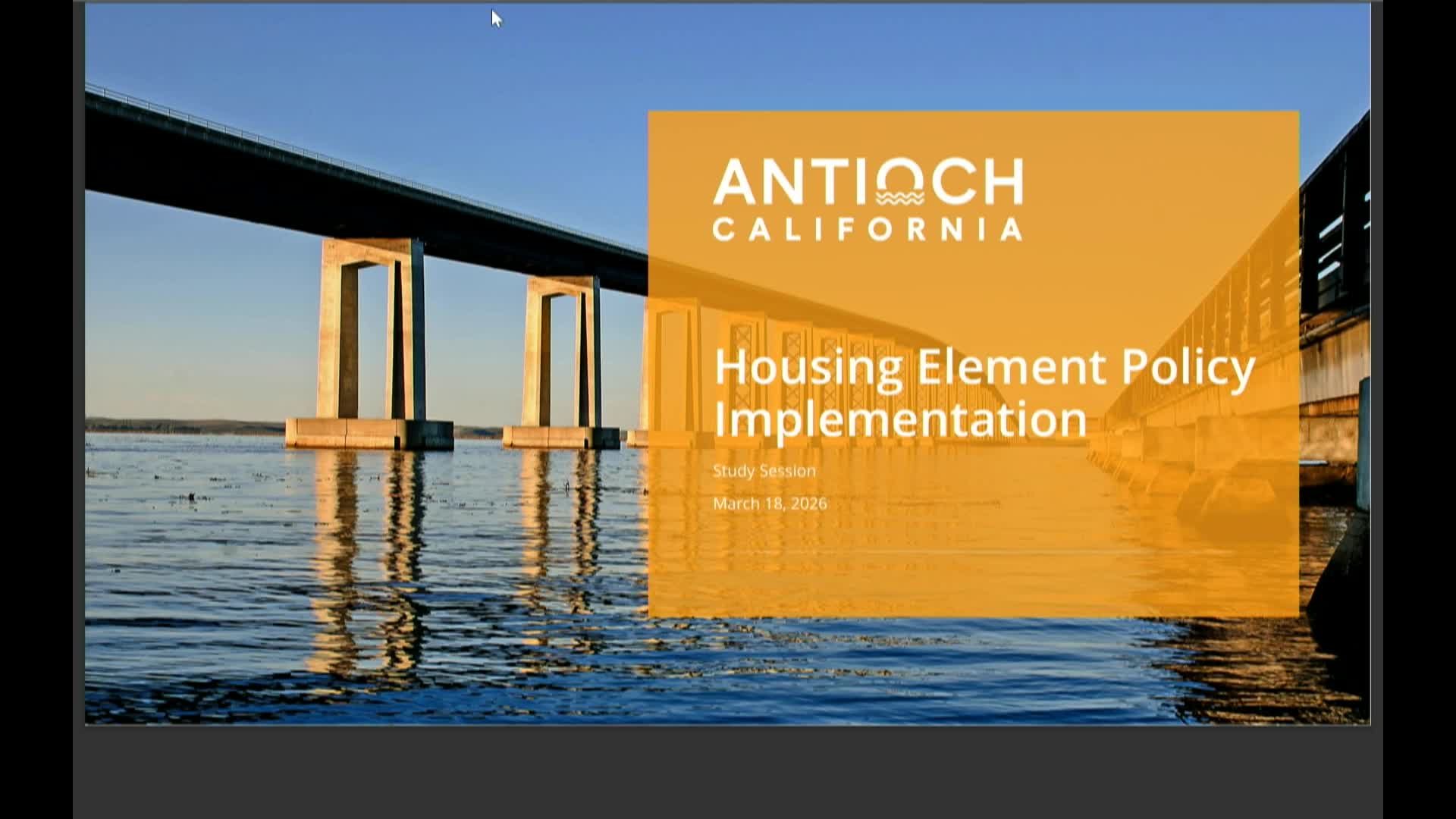 Thumbnail image for Antioch Special Joint City Council Meeting