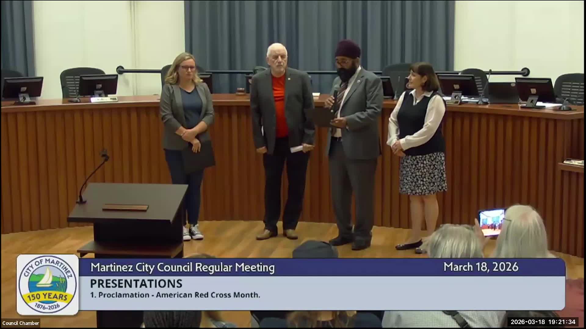 Thumbnail image for Martinez City Council Meeting Mar 18 2026