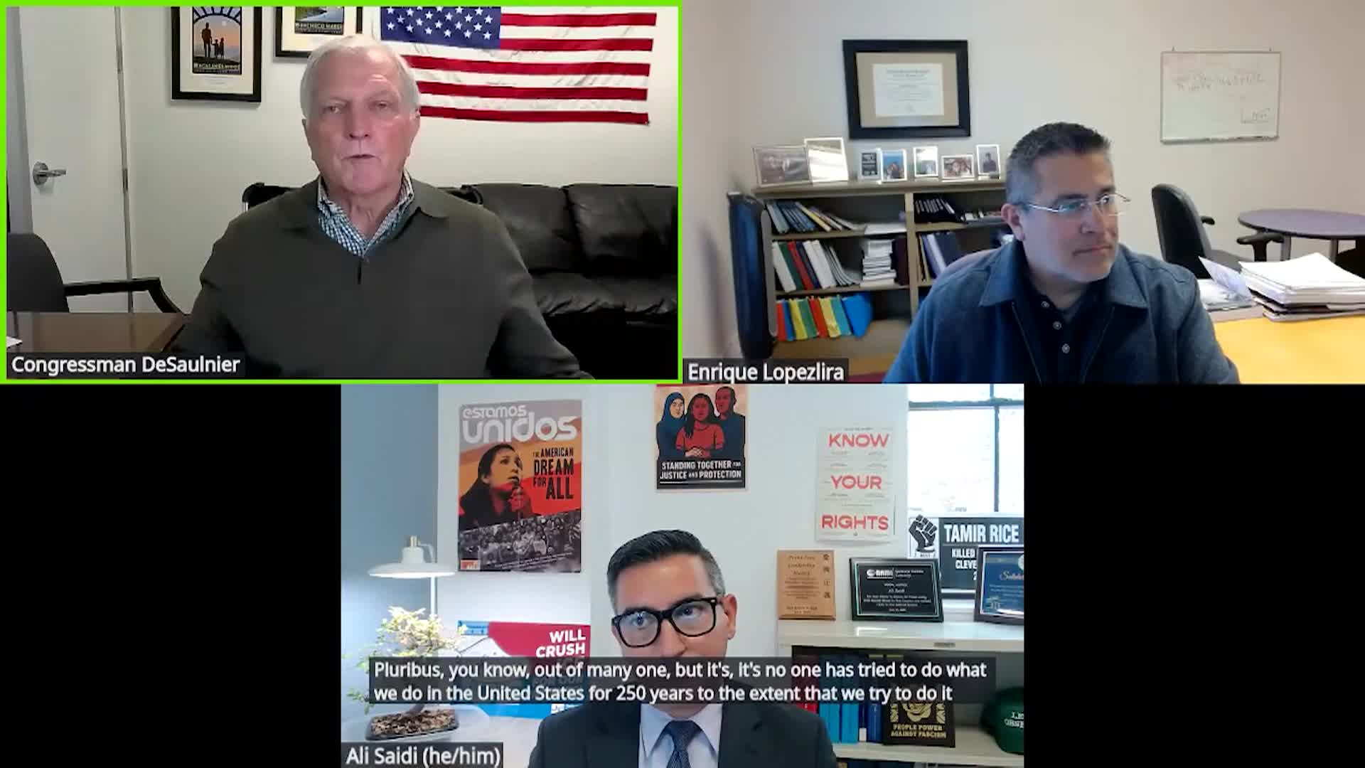 Thumbnail image for Congressman DeSaulnier Virtual Town On Immigration