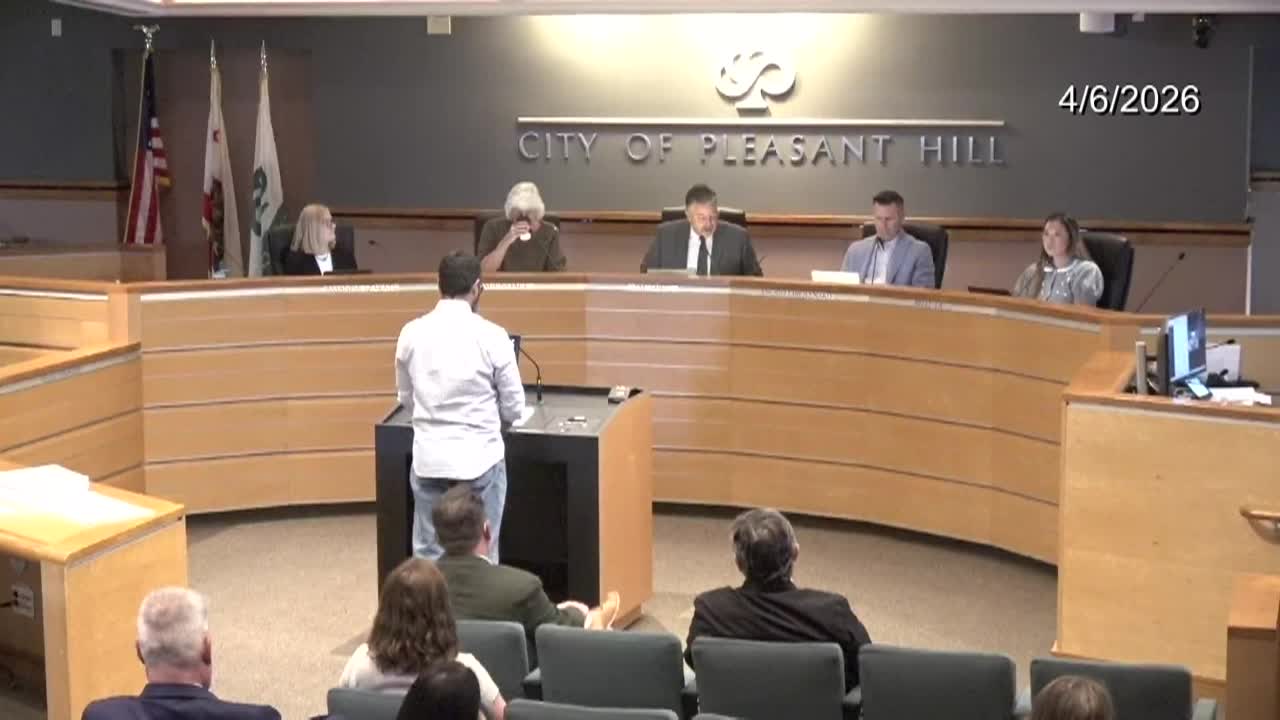 Thumbnail image for Pleasant Hill City Council Meeting Apr 6 2026