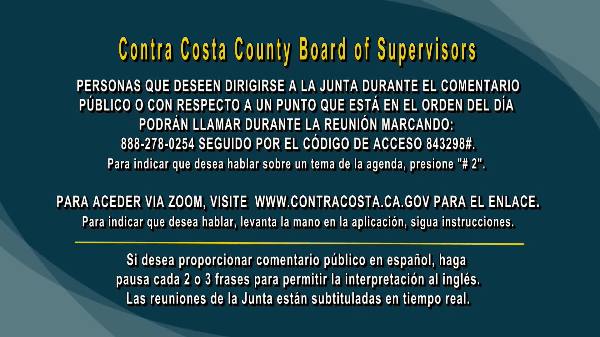 Thumbnail image for Board of Supervisors Meeting