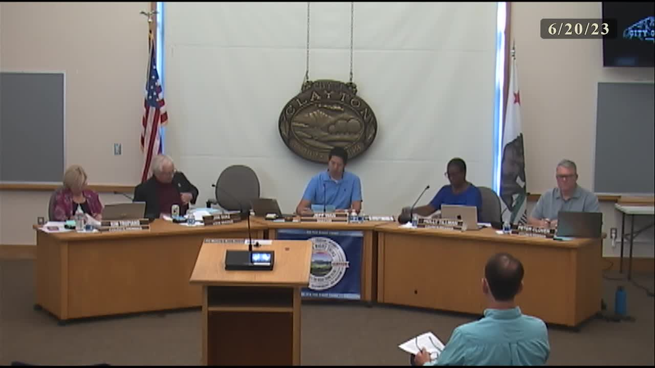 Thumbnail image for Clayton City Council Meeting